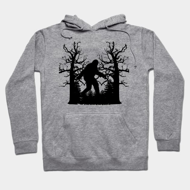 Funny Bigfoot and Sasquatch T Shirts Hoodie by DHdesignerPublic